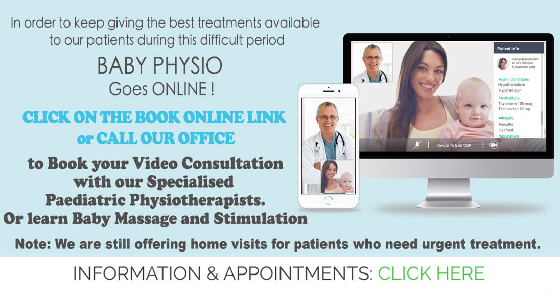 Paediatric physio online consultation for baby London Uk
